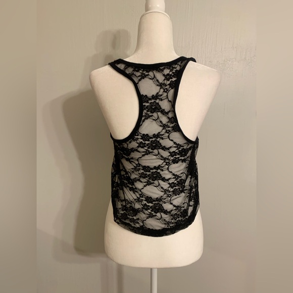 Zenana Outfitters Sheer Black Lace Top - Picture 3 of 6